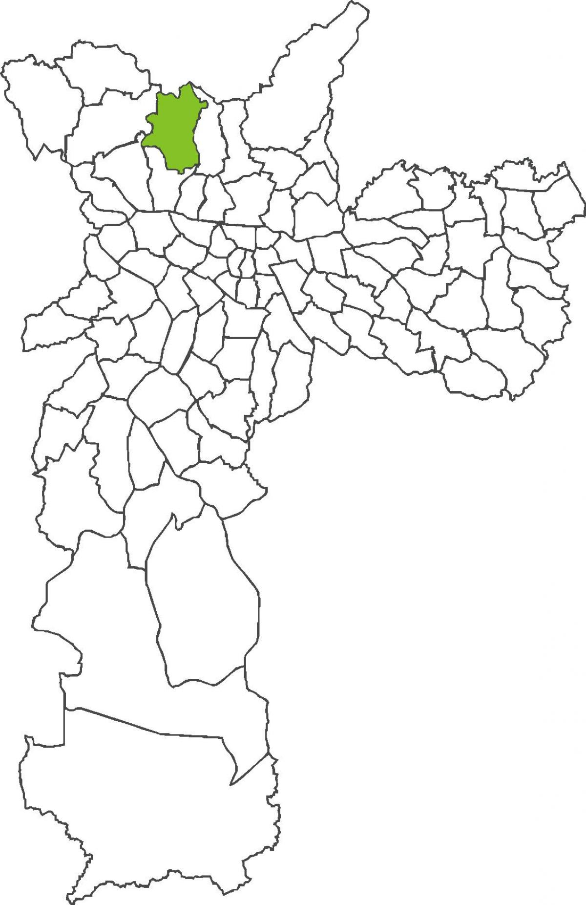地図Brasilândia地区