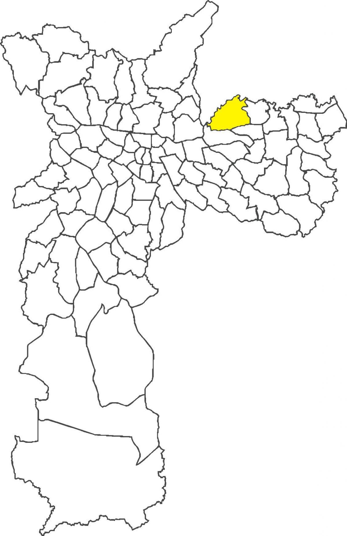 地図Cangaíba地区