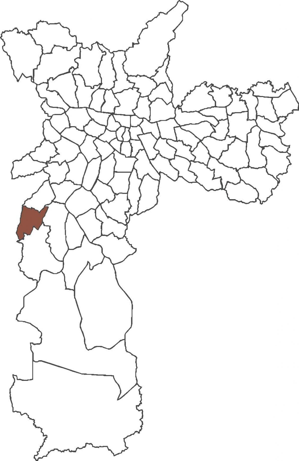 地図Capãoドレドンド地区