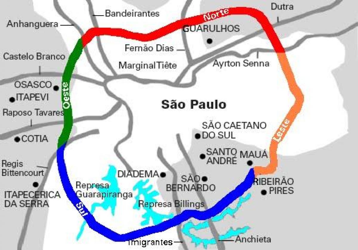 地図Mário Covas道-SP21