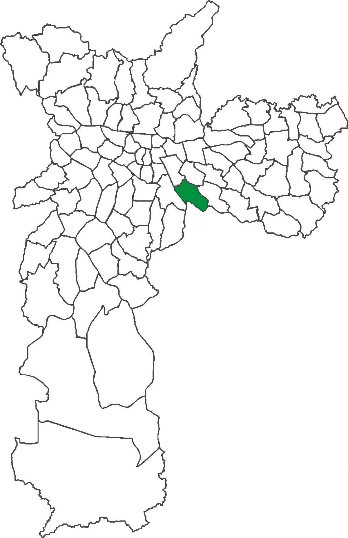 地図のヴィラPrudente地区