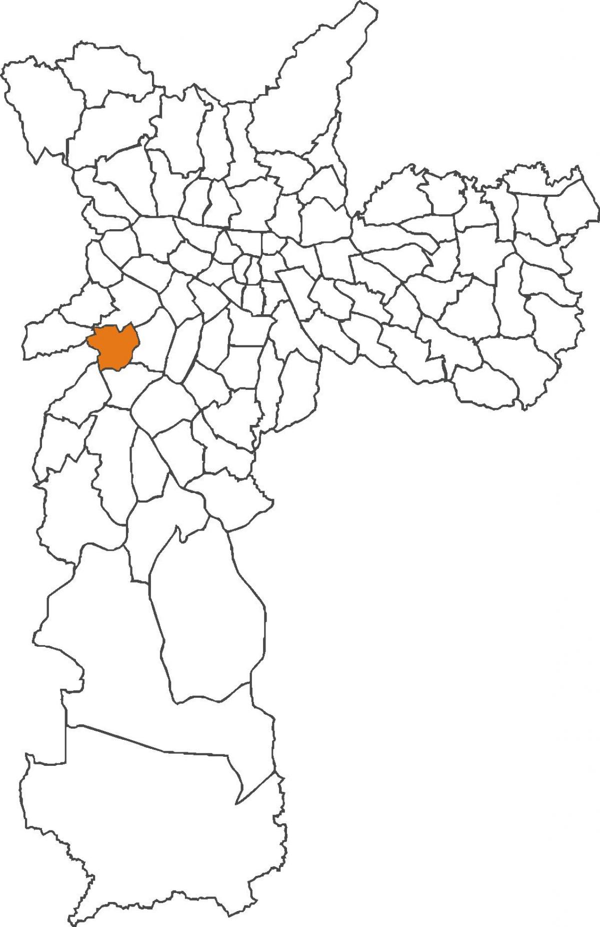 地図のヴィラSônia地区