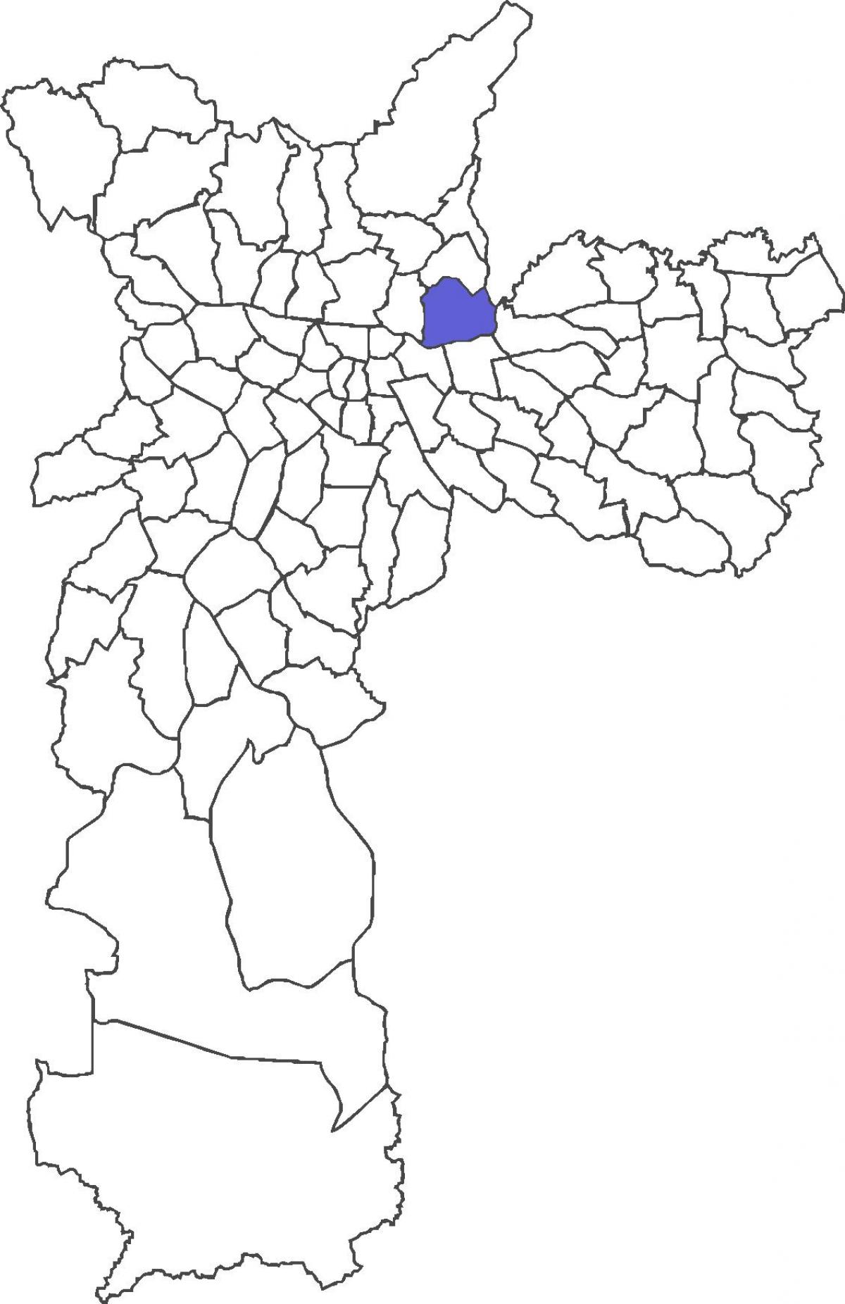 地図のヴィラマリア地区