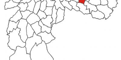 地図Aricanduva地区