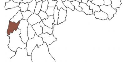 地図Capãoドレドンド地区