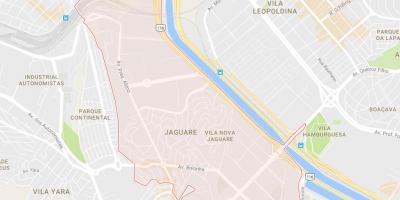 地図Jaguaréサンパウロ