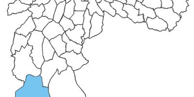 地図Parelheiros地区