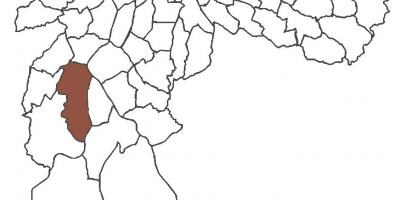 地図のジャルジンドラルサンLuís地区