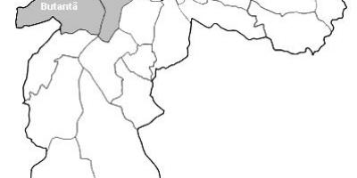 地図のゾーンオエステサンパウロ
