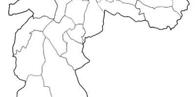 地図のゾーンノルデステにはサンパウロ