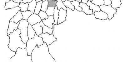 地図のヴィラマリアナ地区