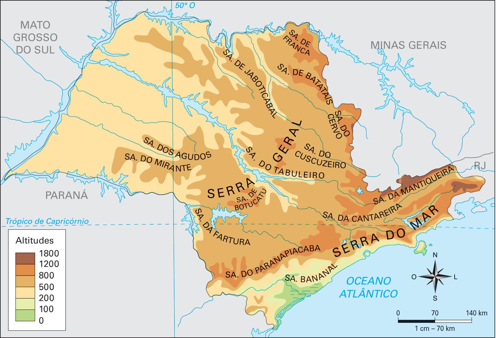 地理的にはサンパウロの地図 地図の地サンパウロ ブラジル