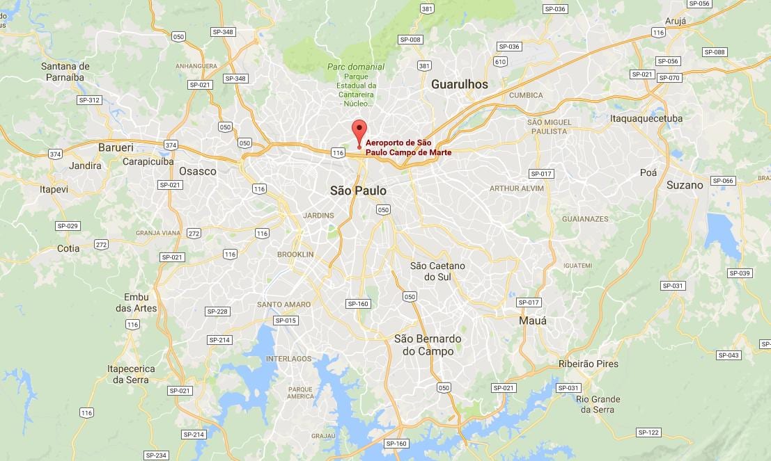 地図Campo de Marte空港の位置