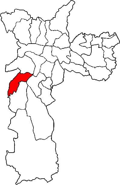 地図Campo Limpo副県サンパウロ