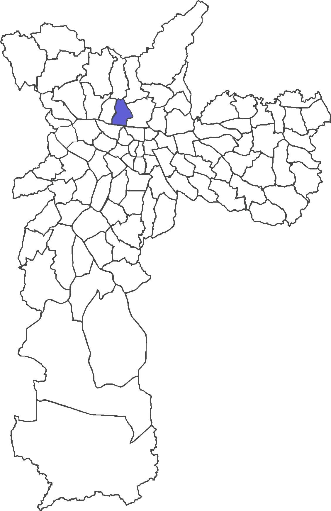 地図のカーサヴェルデ地区