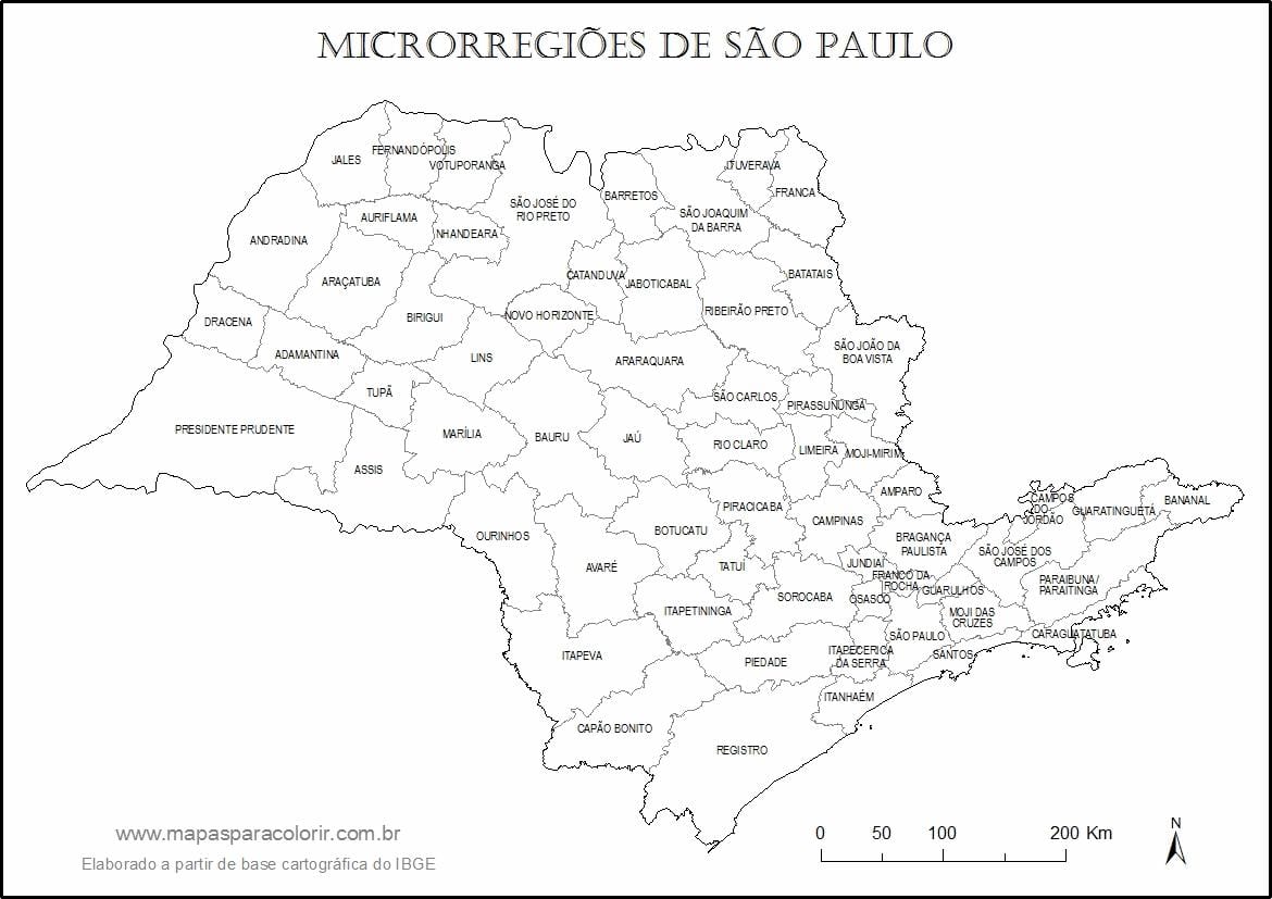 地図サンパウロバ-マイクロ-地域