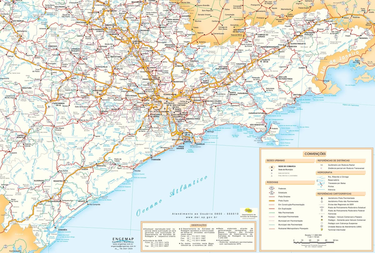 地図サンパウロ市