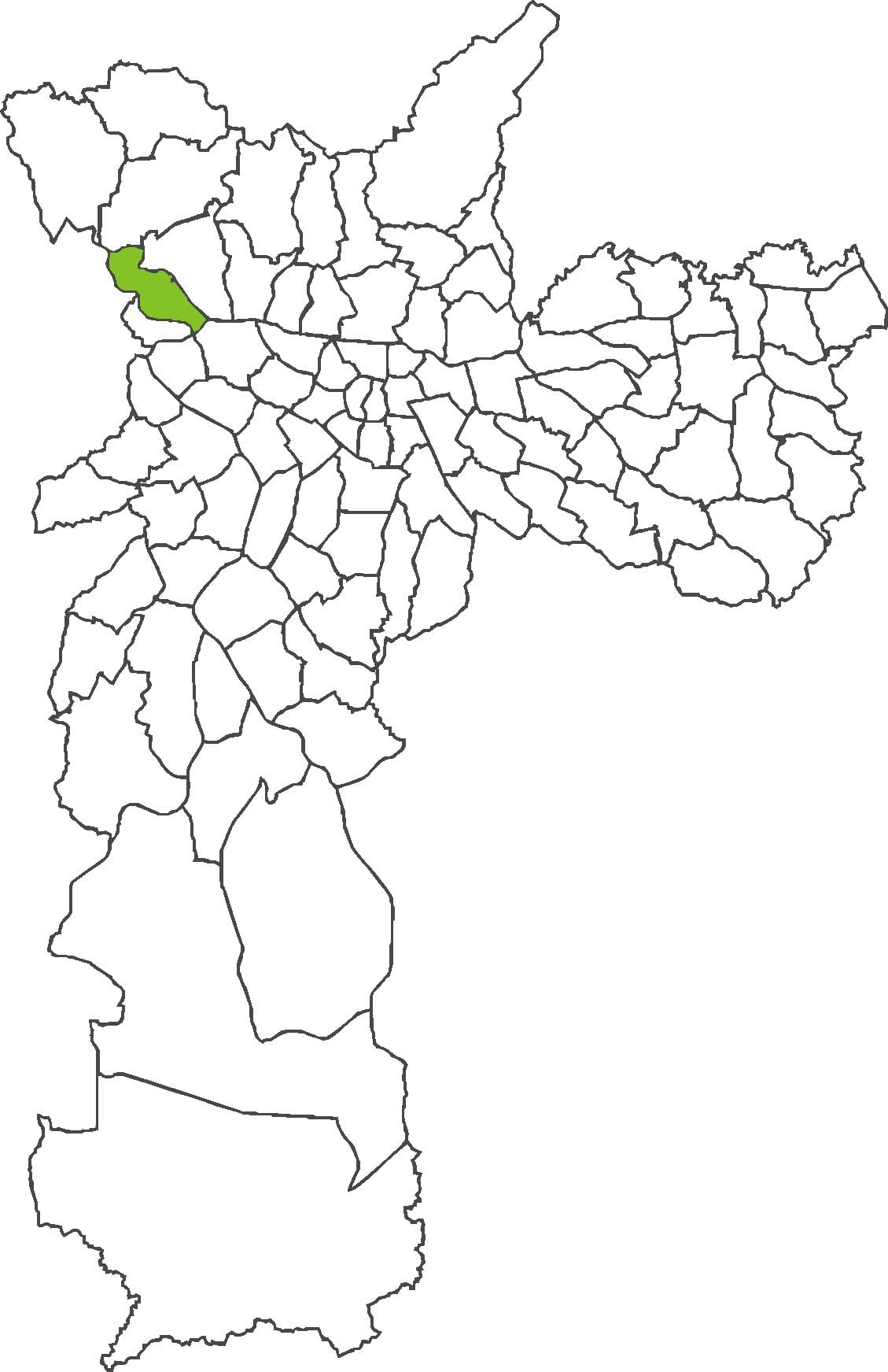 地図のサンDomingos地区