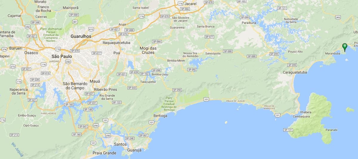 地図のビーチフォルタレーザドギンショ
