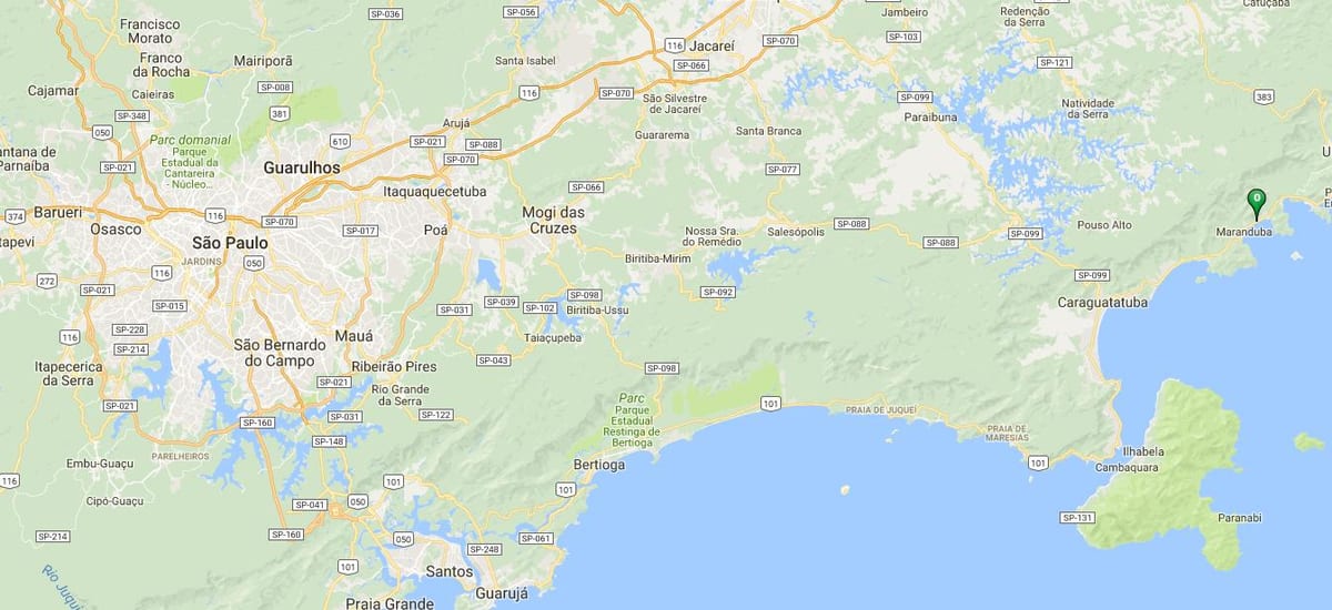地図のビーチオエステ