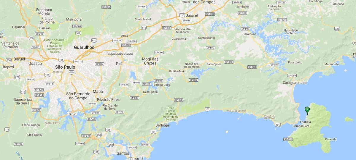 地図のビーチヴィラ