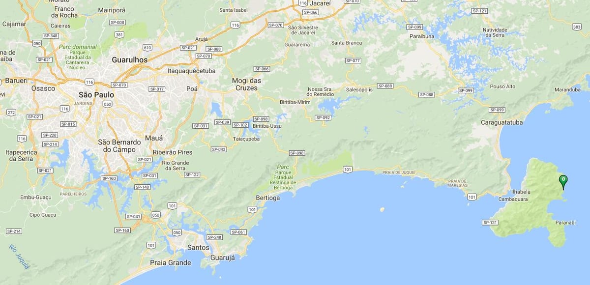 地図のビーチSerraria
