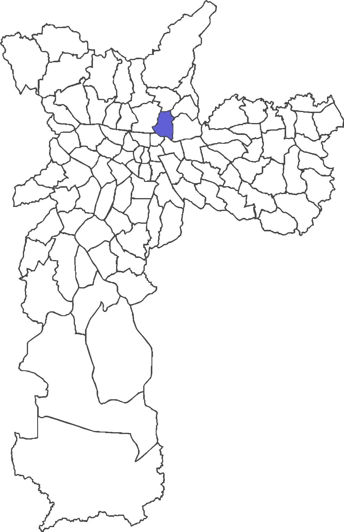 地図のヴィラGuilherme地区