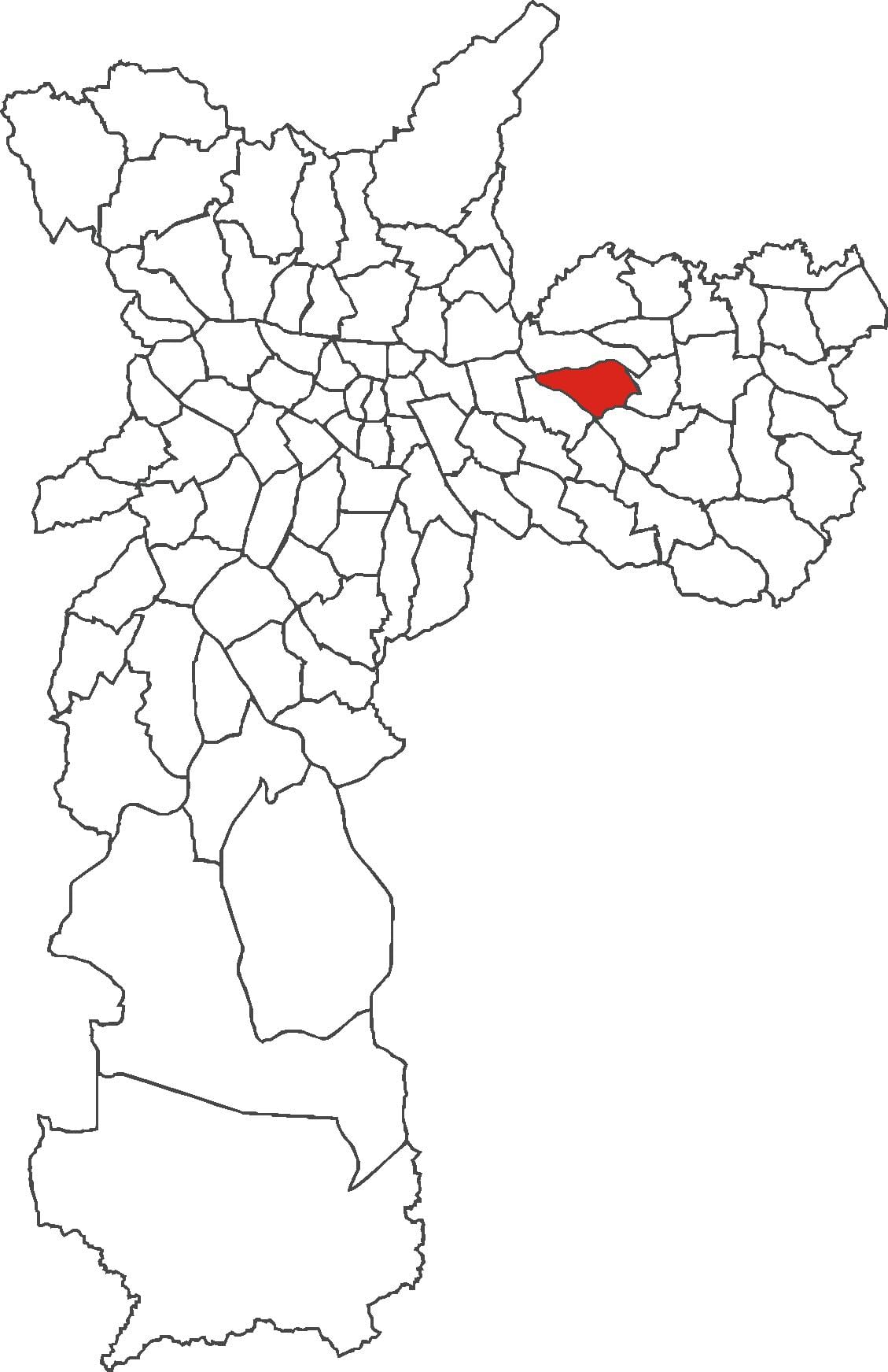 地図のヴィラMatilde地区