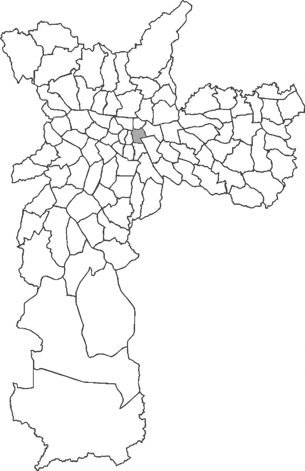 地図Brás地区