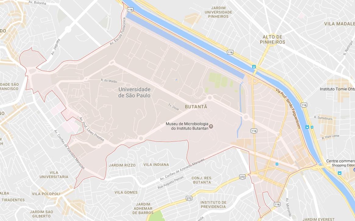 地図Butantãサンパウロ
