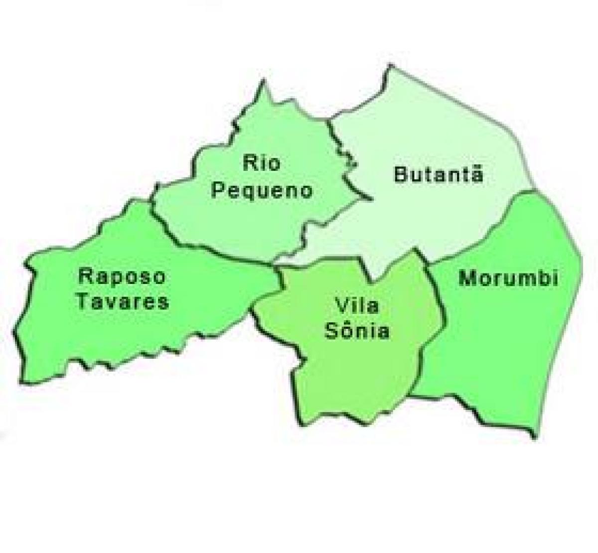 地図Butantãサ県