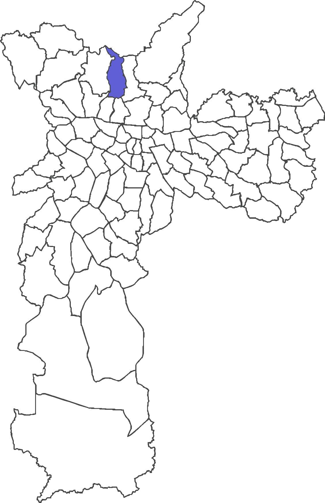 地図Cachoeirinha地区