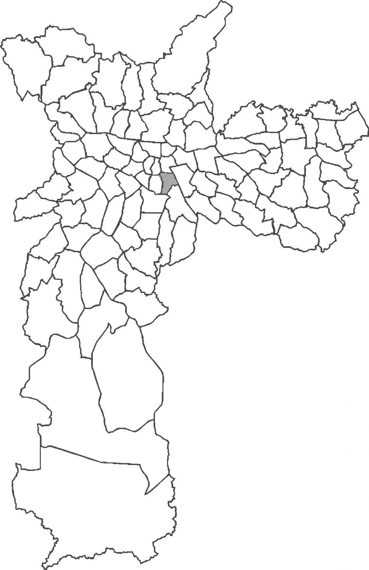 地図Cambuci地区