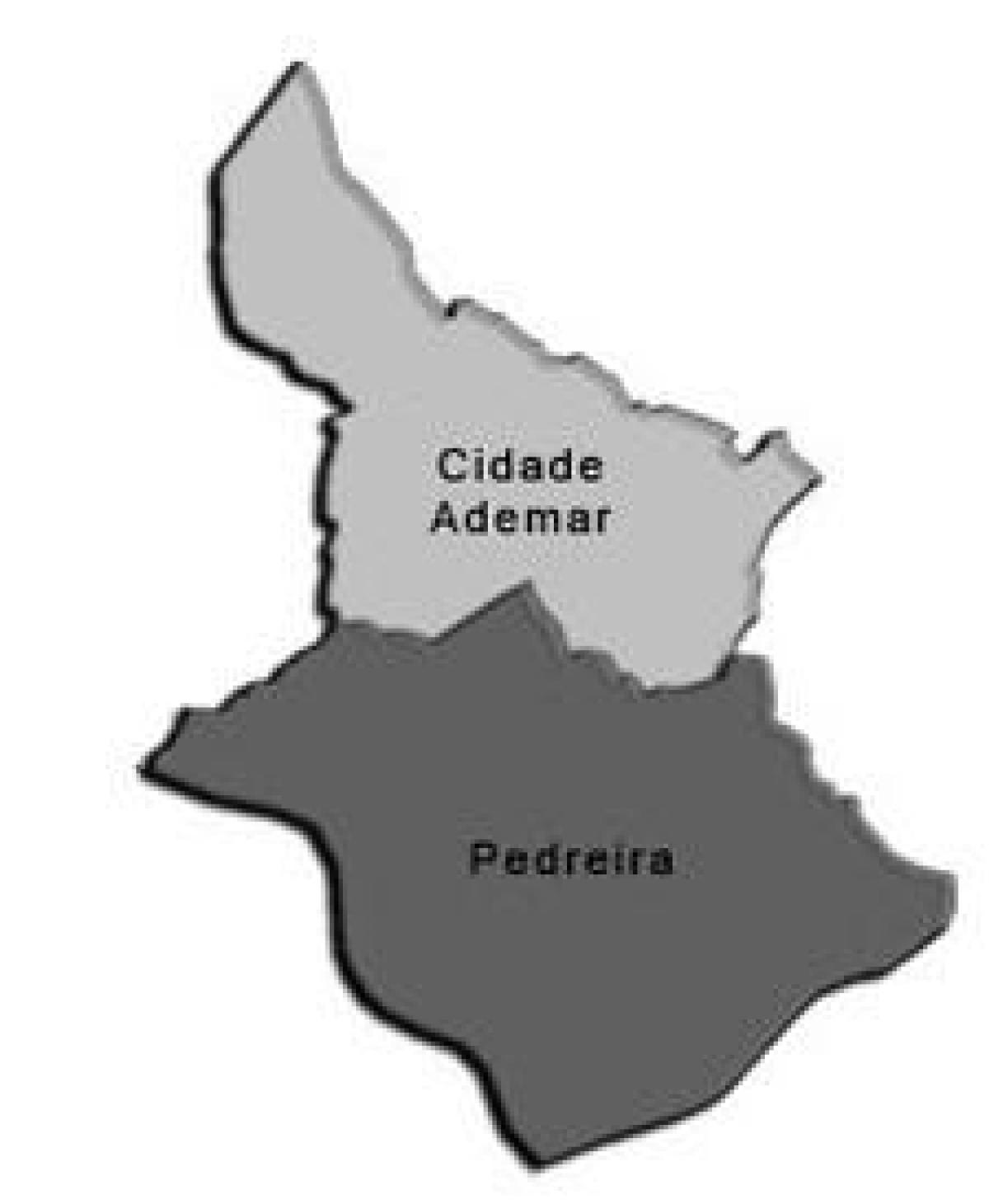 地図Cidade Ademarサ県