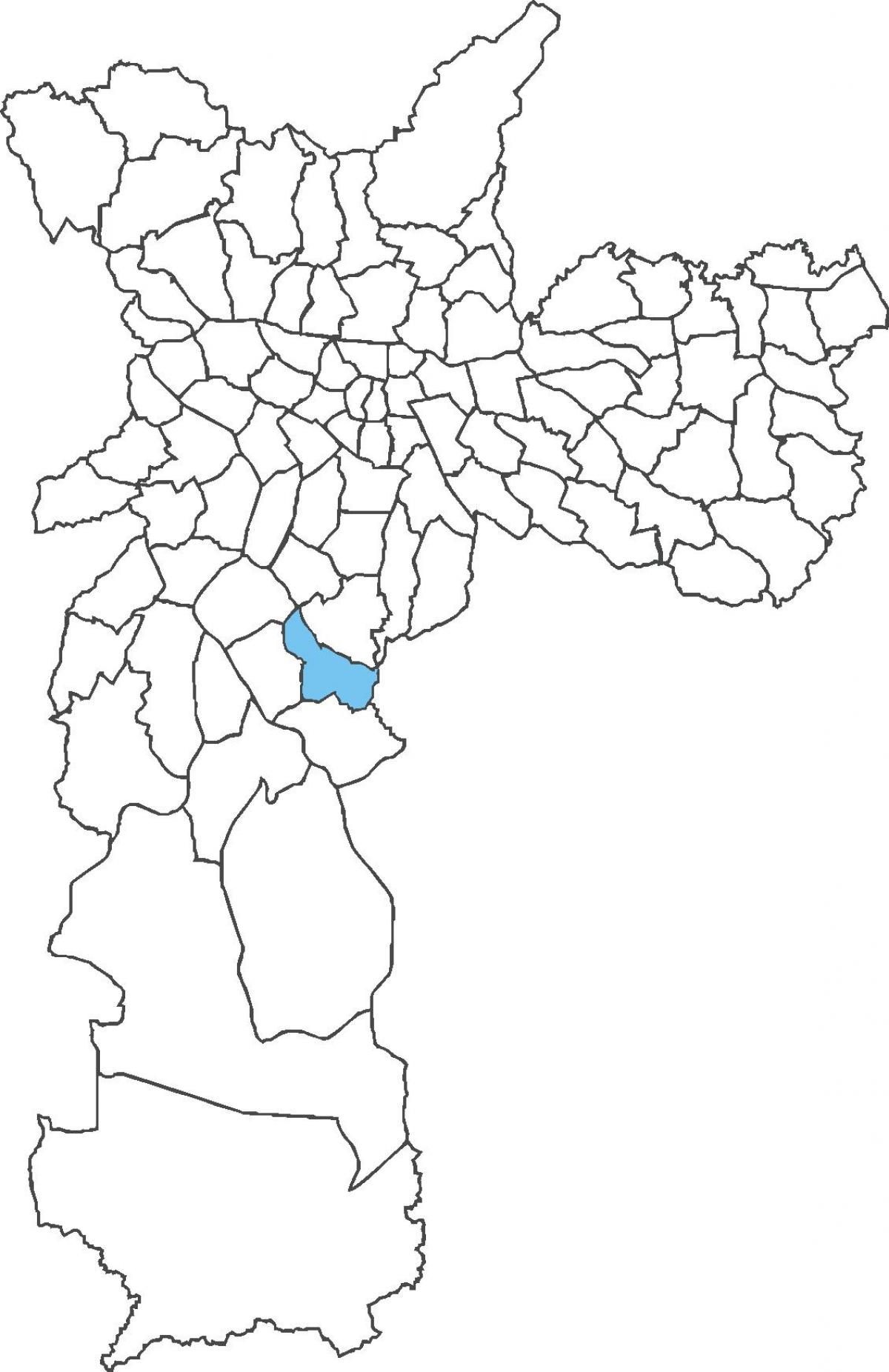 地図Cidade Ademar地区