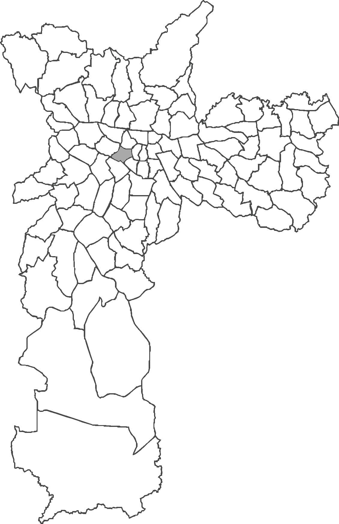 地図Consolação地区