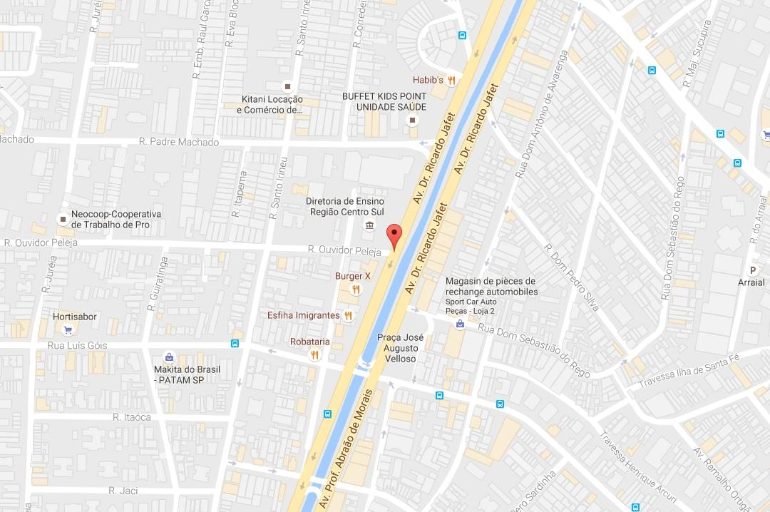 地図Cursinoサンパウロ
