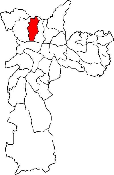 地図FreguesiaいÓ副県サンパウロ