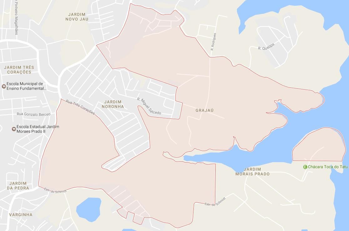 地図Grajaúサンパウロ