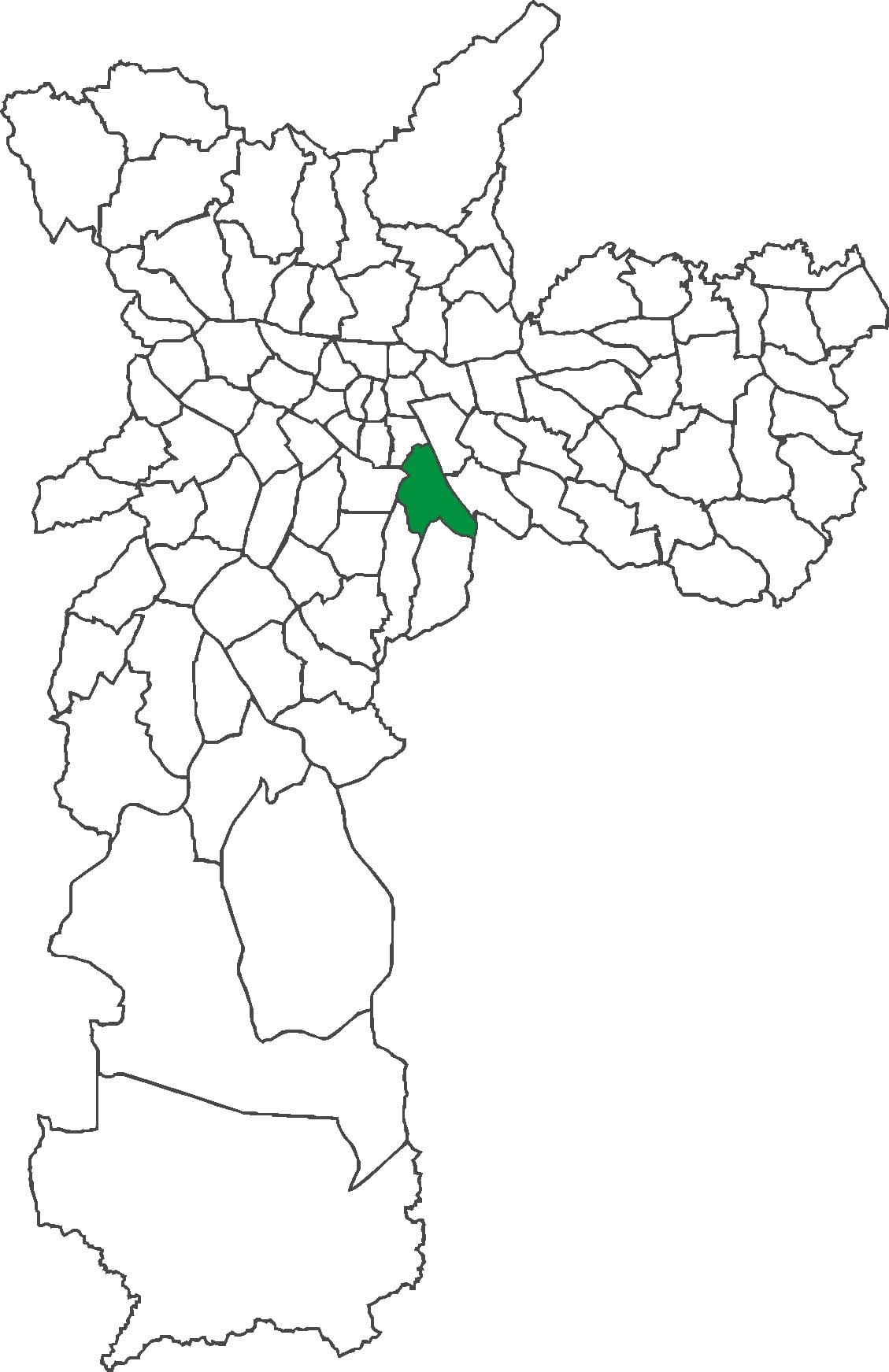 地図Ipiranga地区