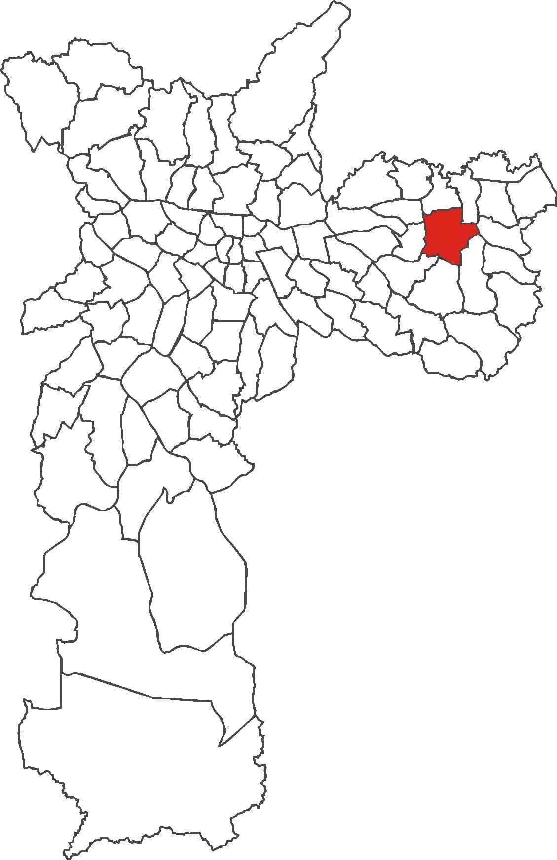 地図Itaquera地区