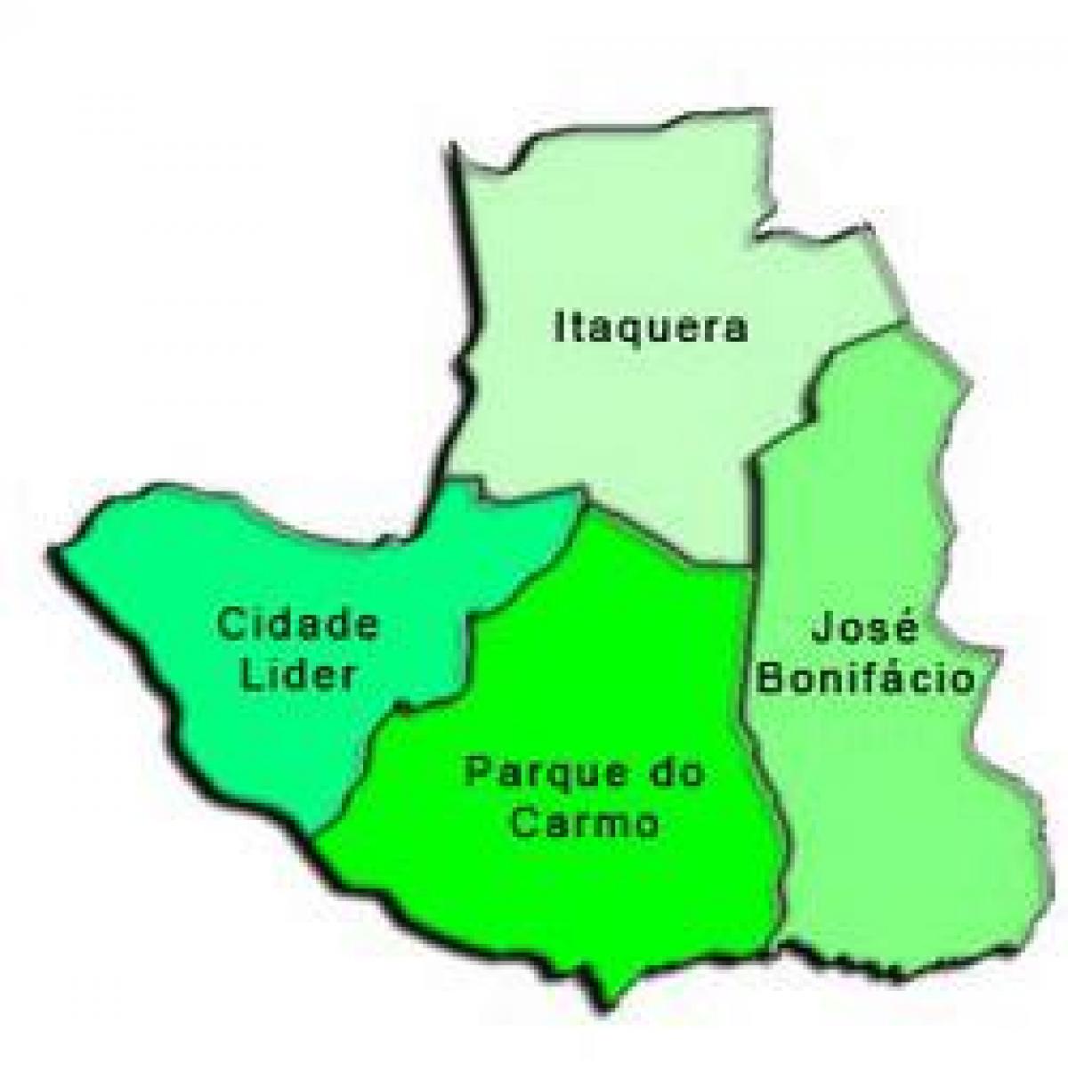 地図Itaqueraサ県