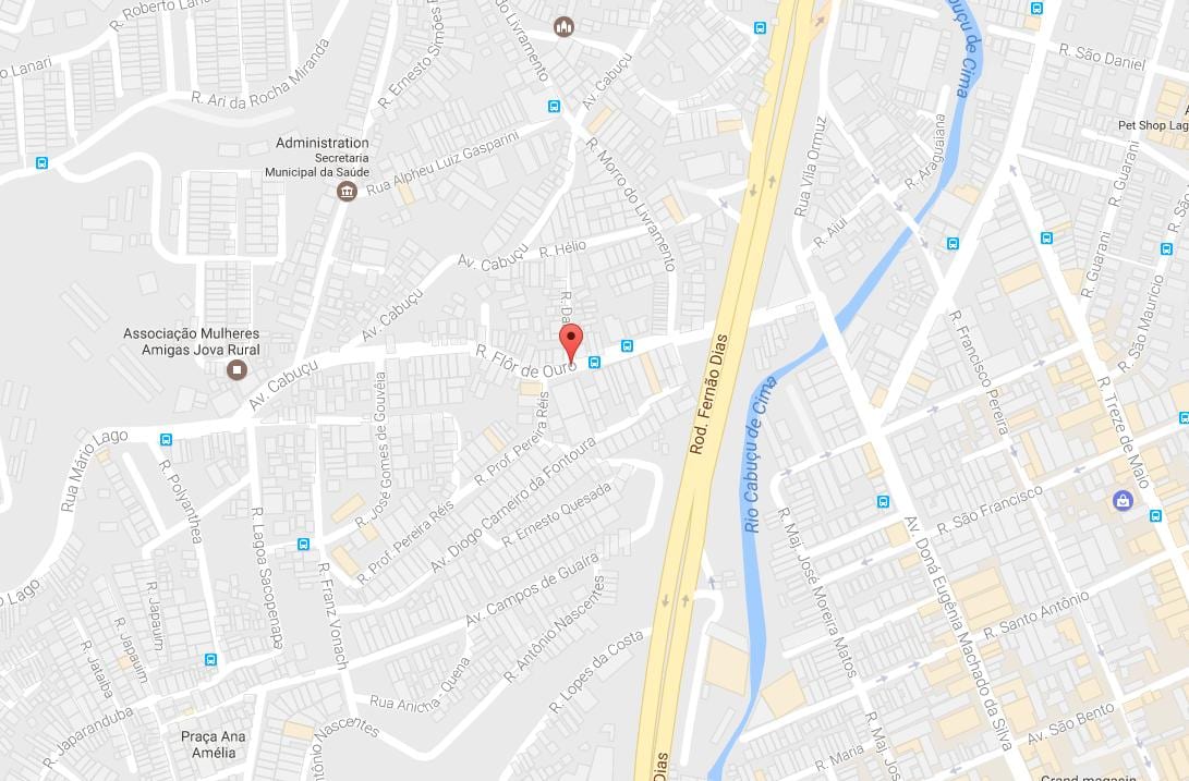 地図Jaçanãサンパウロ