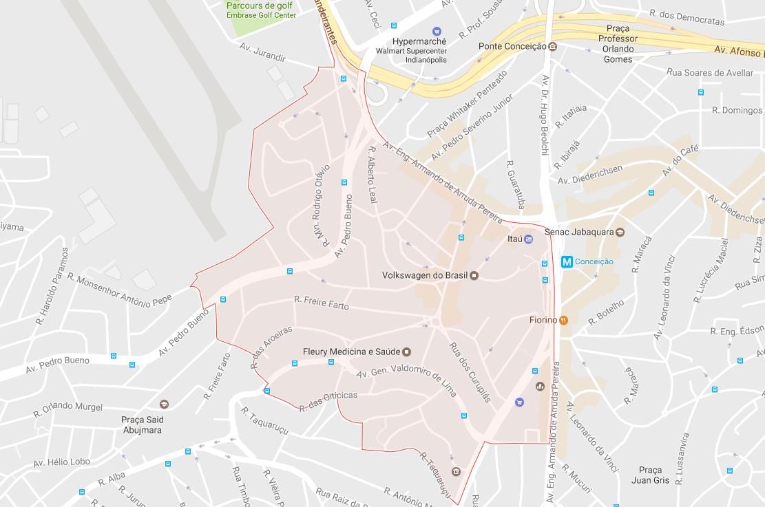 地図Jabaquaraサンパウロ