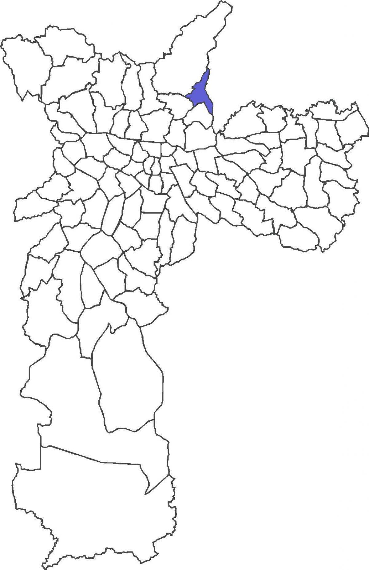 地図Jaçanã地区