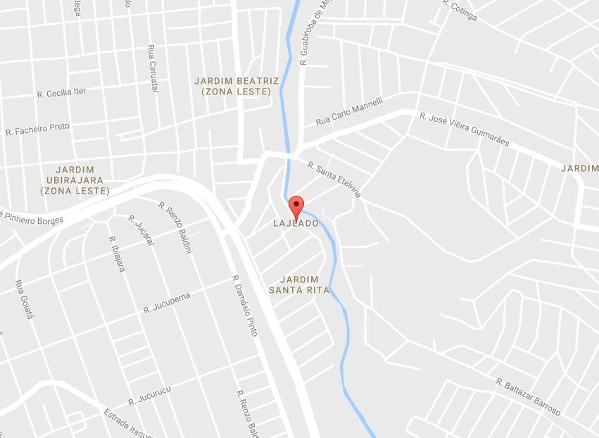 地図Lajeadoサンパウロ