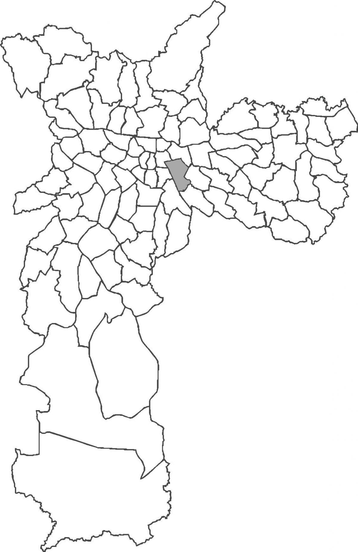 地図Mooca地区