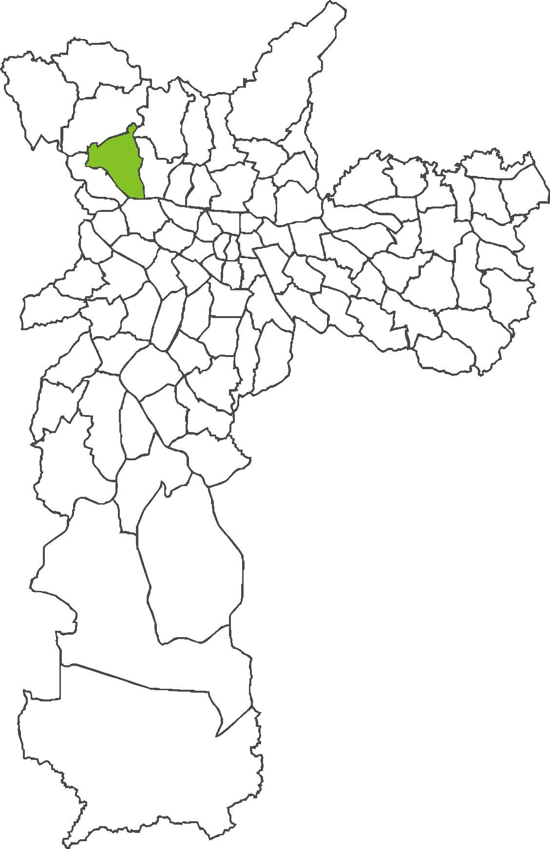 地図Pirituba地区