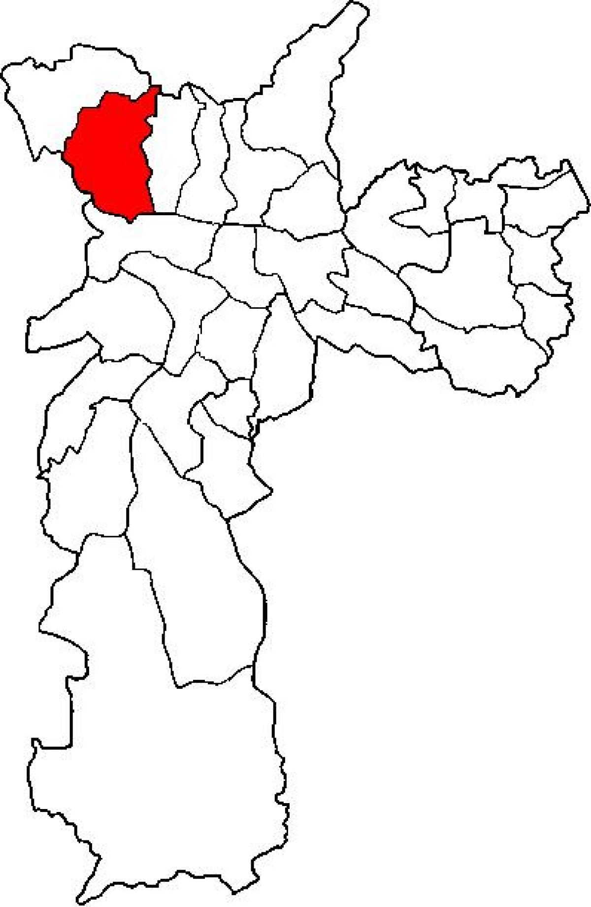 地図Pirituba-ムサブ県サンパウロ