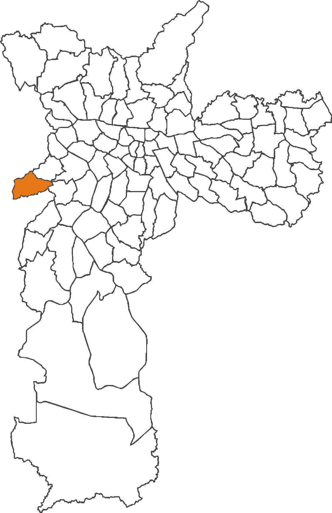 地図Raposo Tavares地区